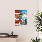 'Christmas Gift' Louis Wain Vintage Cat Poster Gallery Image 2