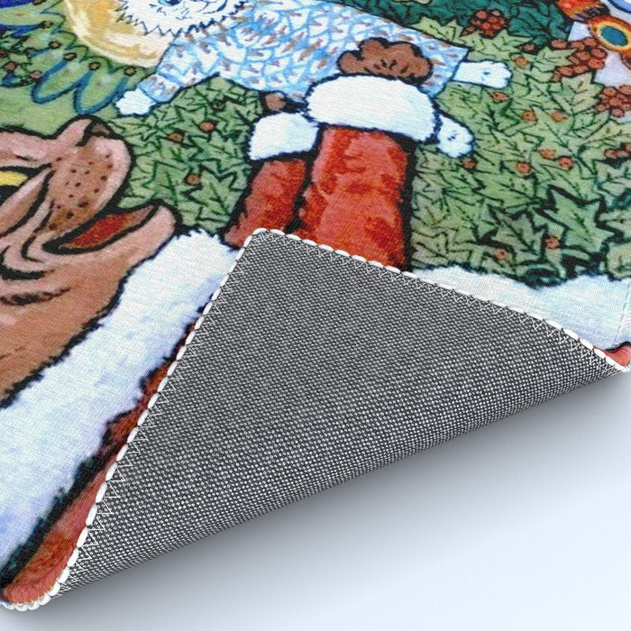 'Christmas Gift' Louis Wain Vintage Cat Rug Gallery Image 4