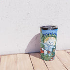 'Christmas Gift' Louis Wain Vintage Cat Travel Mug Gallery Image 4