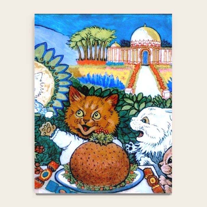 'Christmas Gift' Louis Wain Vintage Cat Notebook Gallery Image 4