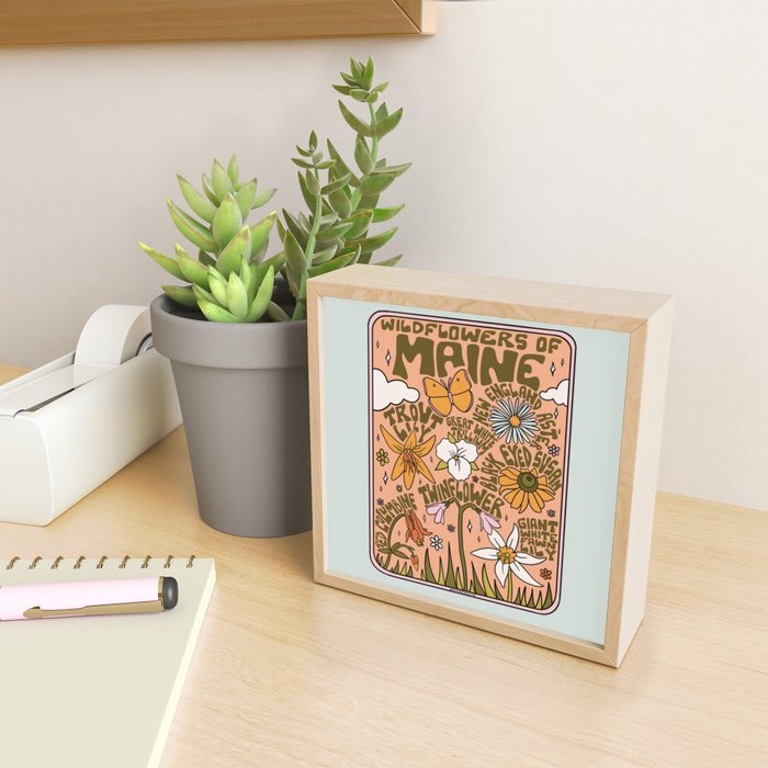 Maine Wildflowers Mini Art Print Gallery Image 2
