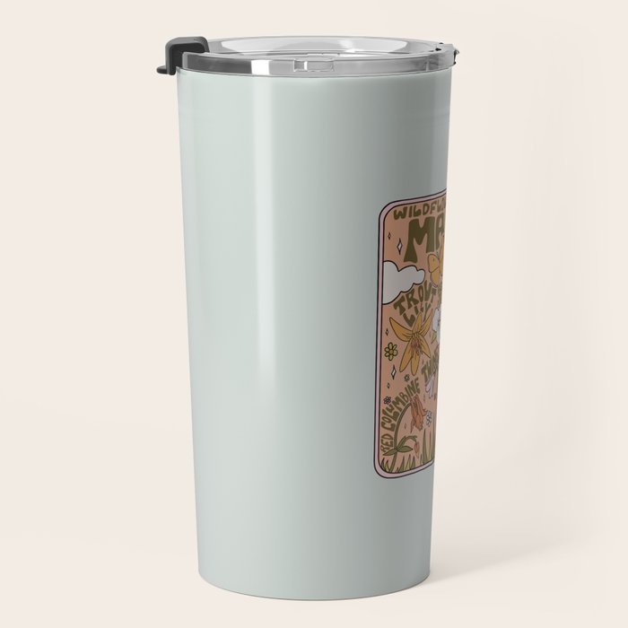 Maine Wildflowers Travel Mug Gallery Image 3