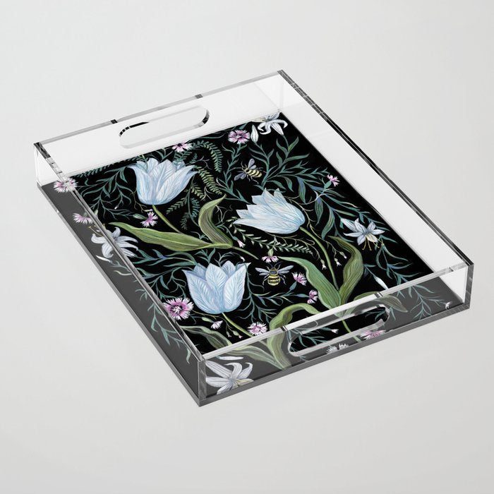 Through the Tulips Acrylic Tray Gallery Image 1