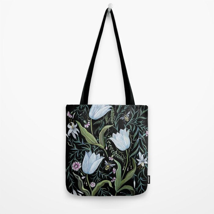 Through the Tulips Tote Bag Gallery Image 2