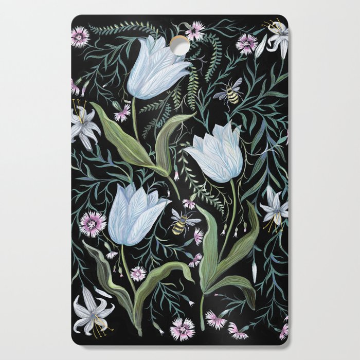 Through the Tulips Cutting Board Gallery Image 1