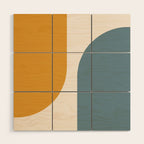 Modern Minimal Arch Abstract LXVIII Wood Wall Art Gallery Image 1