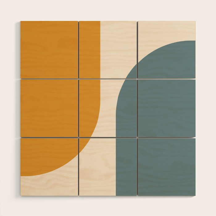 Modern Minimal Arch Abstract LXVIII Wood Wall Art Gallery Image 1
