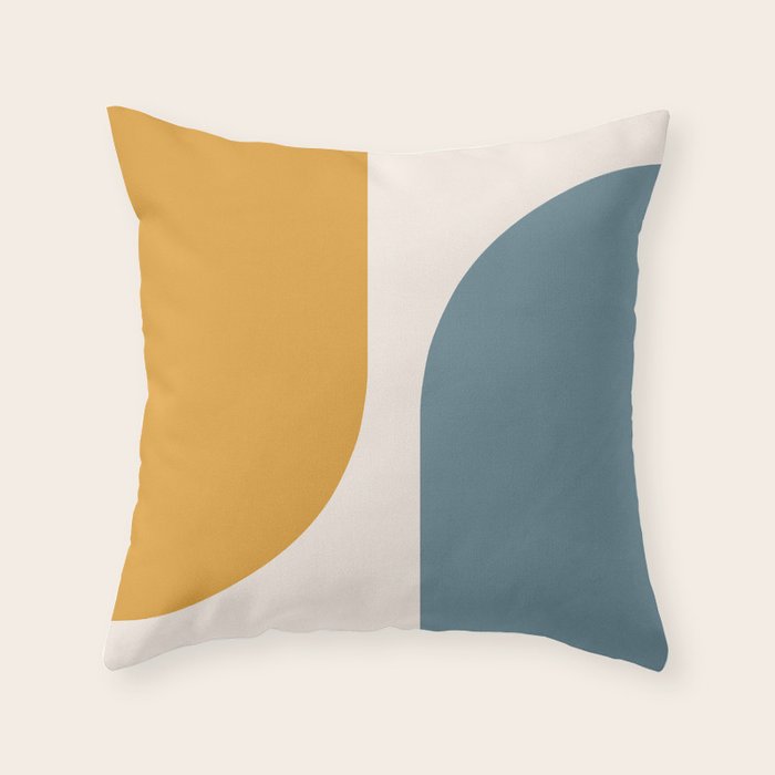 Modern Minimal Arch Abstract LXVIII Throw Pillow Gallery Image 6