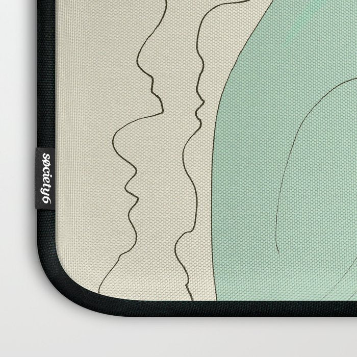 pipeline master style guru gerry lopez // retro surf art by surfy birdy Laptop Sleeve Gallery Image 3