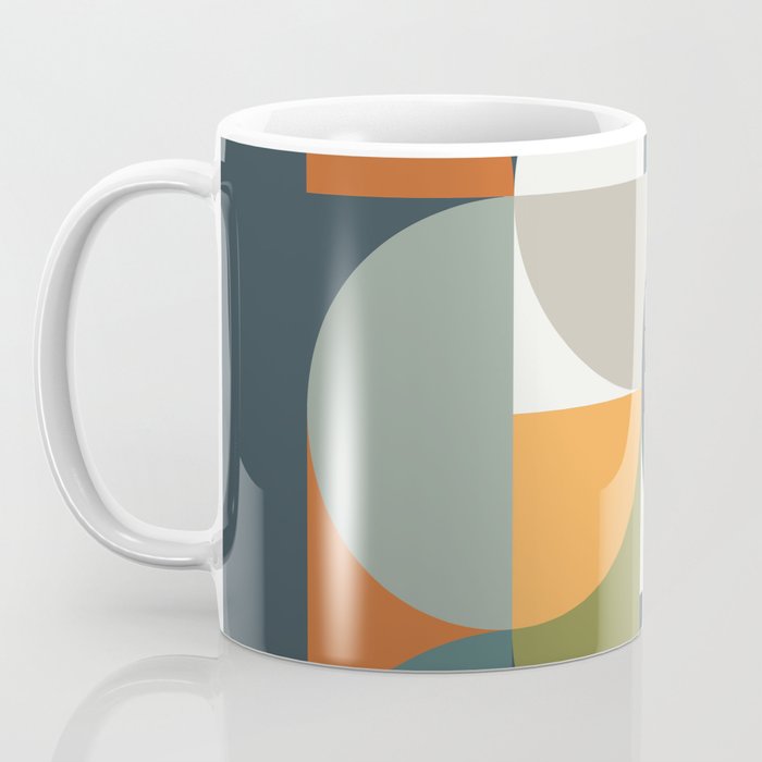 Mid Century Geometric 12/2 Coffee Mug Gallery Image 3