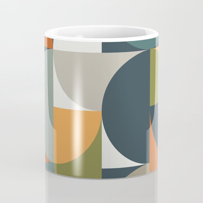 Mid Century Geometric 12/2 Coffee Mug Gallery Image 4