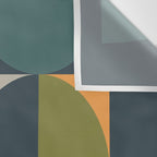 Mid Century Geometric 12/2 Wall Tapestry Gallery Image 3