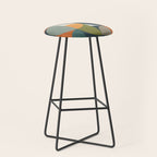 Mid Century Geometric 12/2 Stool Gallery Image 1