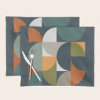 Mid Century Geometric 12/2 Placemat Gallery Image 1