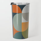 Mid Century Geometric 12/2 Travel Mug Gallery Image 3