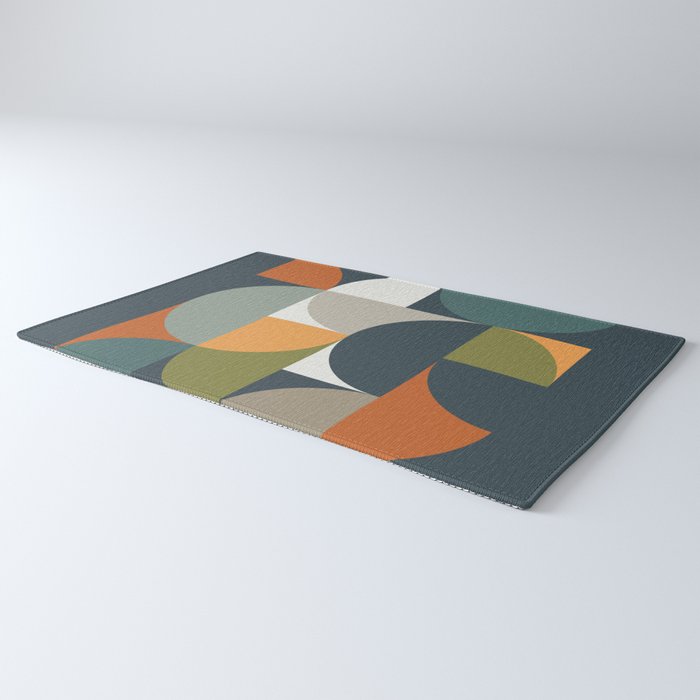 Mid Century Geometric 12/2 Rug Gallery Image 3