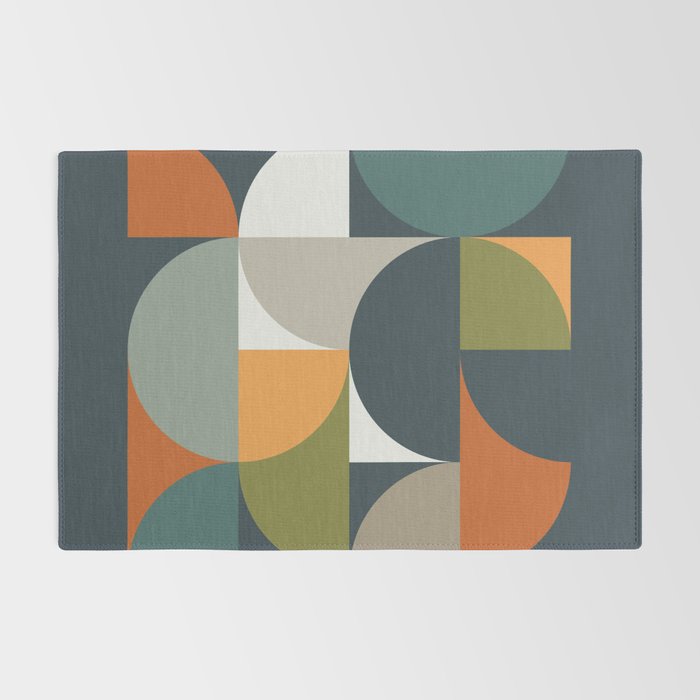 Mid Century Geometric 12/2 Rug Gallery Image 2