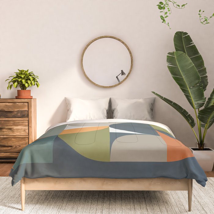 Mid Century Geometric 12/2 Comforter Gallery Image 3