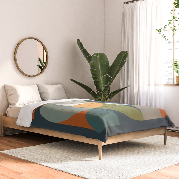 Mid Century Geometric 12/2 Comforter Gallery Image 2