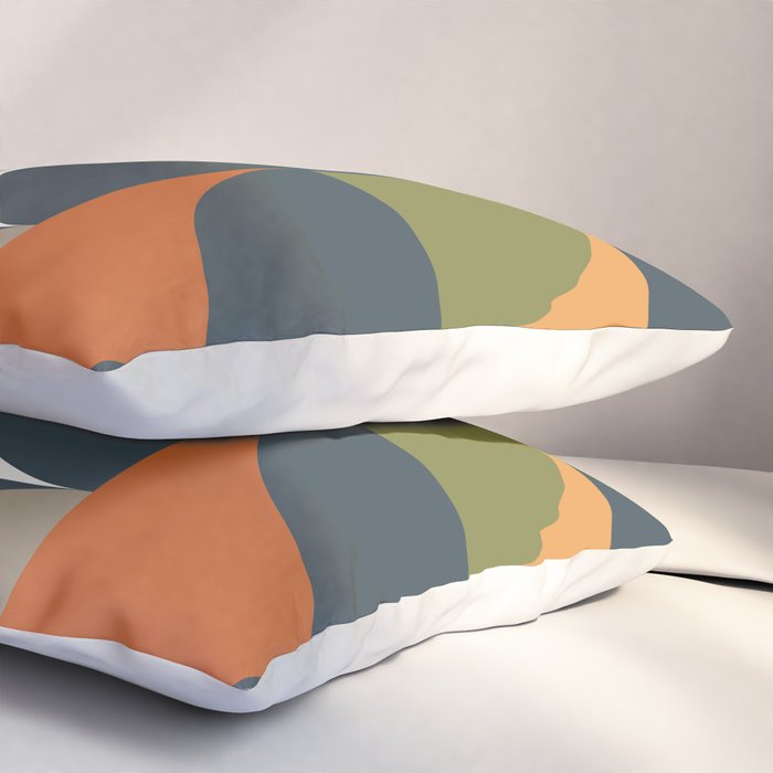 Mid Century Geometric 12/2 Pillow Sham Gallery Image 3