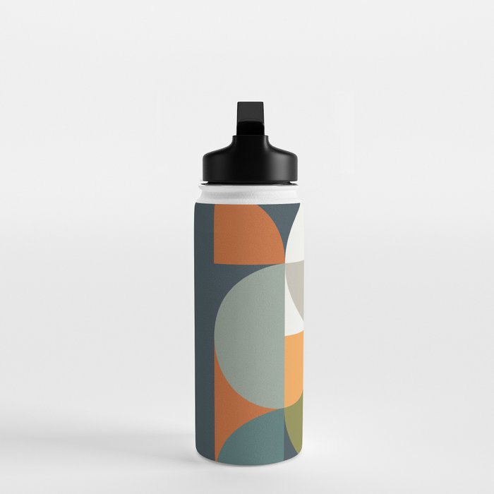 Mid Century Geometric 12/2 Water Bottle Gallery Image 3