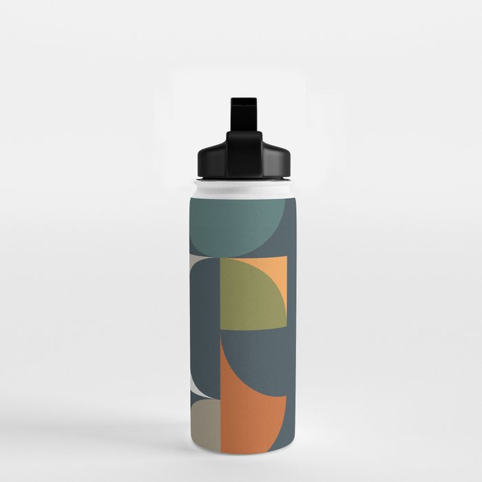 Mid Century Geometric 12/2 Water Bottle Gallery Image 2