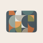 Mid Century Geometric 12/2 Bath Mat Gallery Image 1
