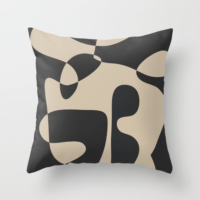 Abstract Shadow 1 Throw Pillow Gallery Image 6