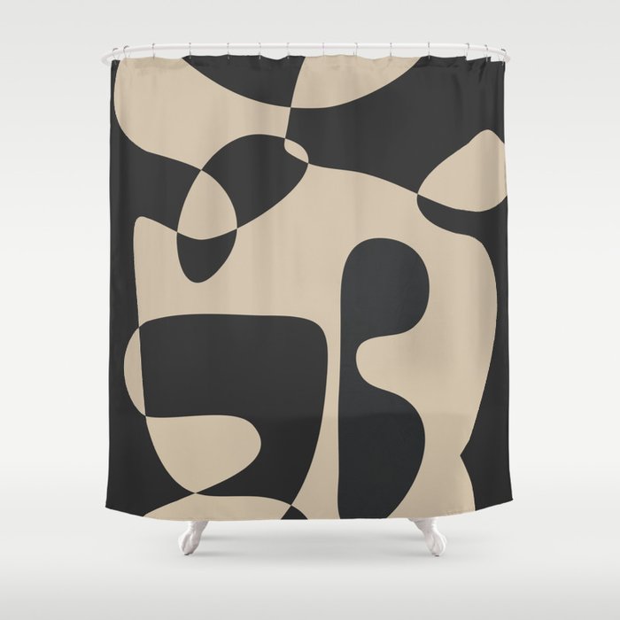 Abstract Shadow 1 Shower Curtain Gallery Image 1
