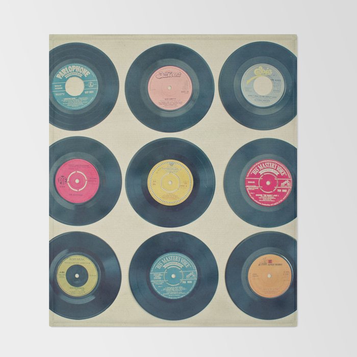 Vinyl Collection Throw Blanket Gallery Image 2