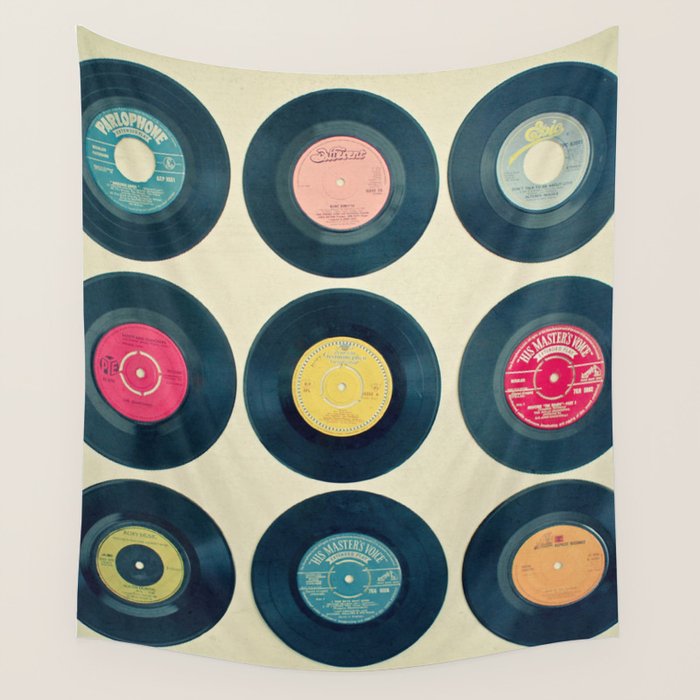 Vinyl Collection Wall Tapestry Gallery Image 4