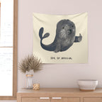 Seal Of Approval Wall Tapestry Gallery Image 2