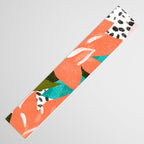Forever in My Garden | Abstract Botanical Nature Plants Floral Painting | Quirky Modern Contemporary Table Runner Gallery Image 3