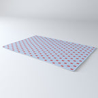 Y2K Cherries - Blue Pattern Miniature Rug Gallery Image 3