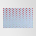 Y2K Cherries - Blue Pattern Miniature Rug Gallery Image 2