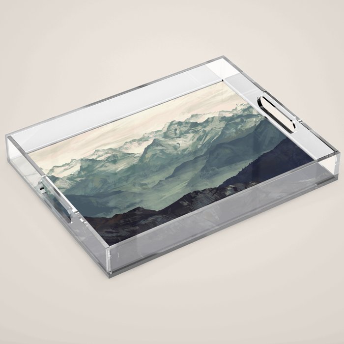 Mountain Fog Acrylic Tray Gallery Image 1