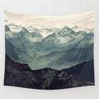 Mountain Fog Wall Tapestry Gallery Image 4
