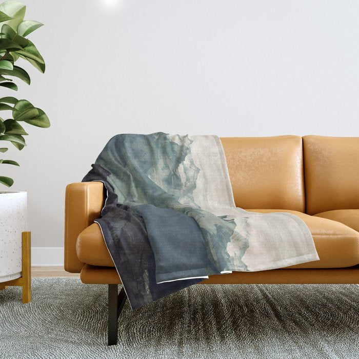 Mountain Fog Throw Blanket Gallery Image 1