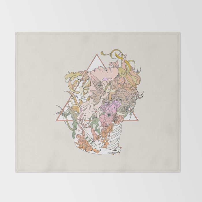 I N K Throw Blanket Gallery Image 2