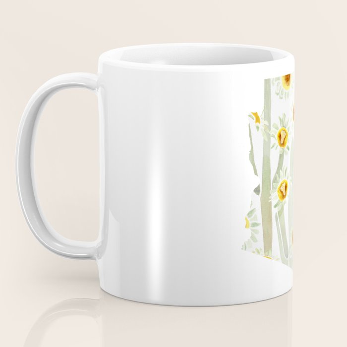 Arizona State Saguaro Cactus Blossoms Coffee Mug Gallery Image 3