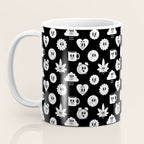 Retro cartoon character sticker pattern Coffee Mug Gallery Image 3