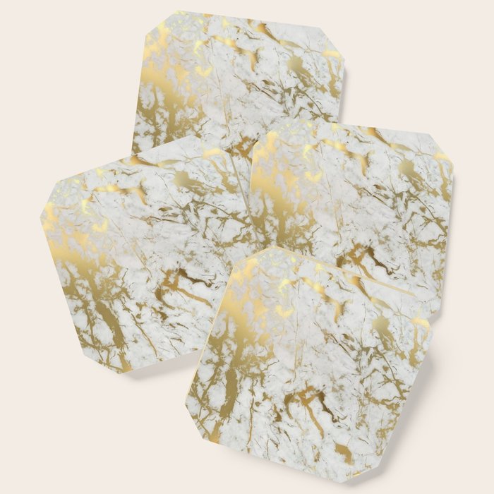 Gold marble Coaster Gallery Image 1