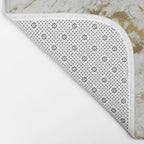 Gold marble Bath Mat Gallery Image 2