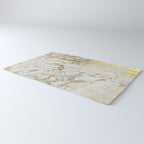 Gold marble Rug Gallery Image 3