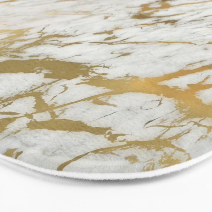 Gold marble Bath Mat Gallery Image 3