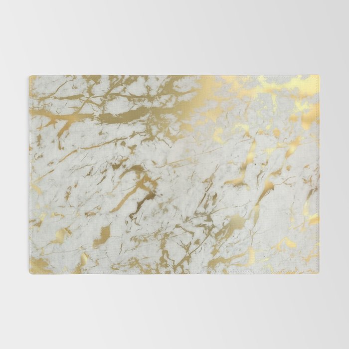 Gold marble Rug Gallery Image 2