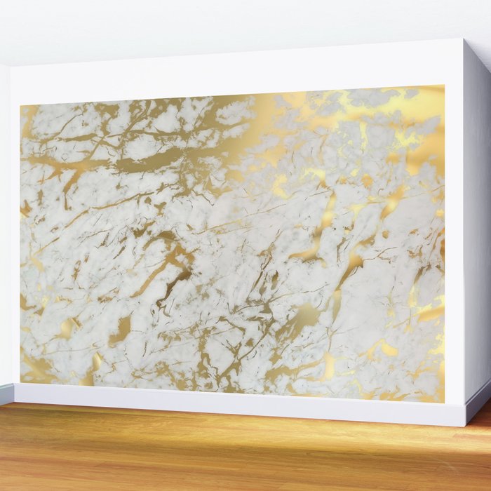 Gold marble Wall Mural Gallery Image 2
