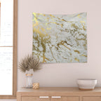 Gold marble Wall Tapestry Gallery Image 2