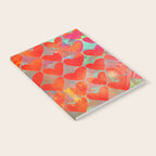 Love Overload, Maximalist Color Pop red Graphic Hearts, Valentine's Day Passion Colorful Notebook Gallery Image 2