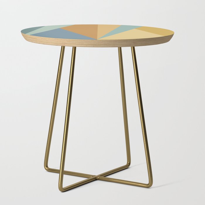 Geometric Triangles XIII Retro Summer Side Table Gallery Image 1